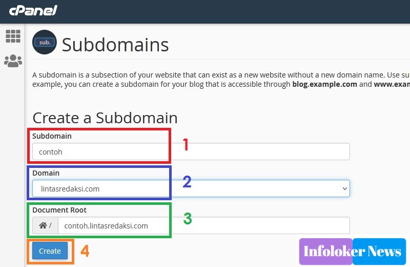 Tips and Tricks How to Create a Subdomain via cPanel